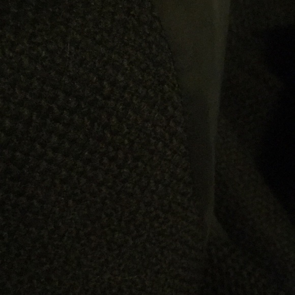 J. Jill Black Soft Wool Blend Textured Boyfriend Blazer Jacket - Picture 6 of 8